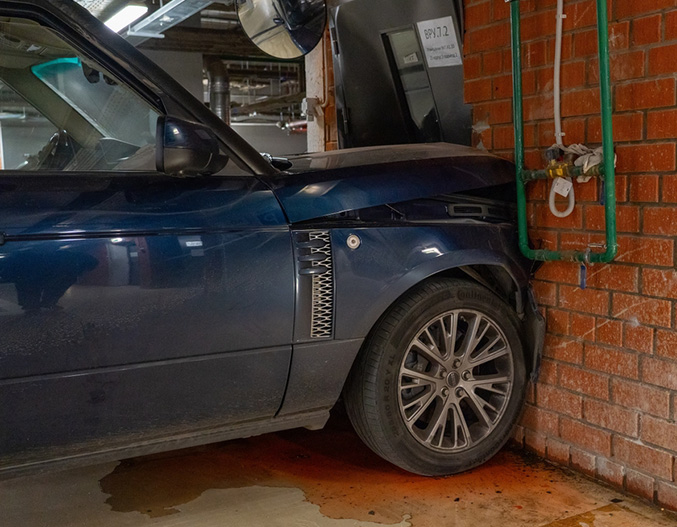 Chocs de véhicules terrestres